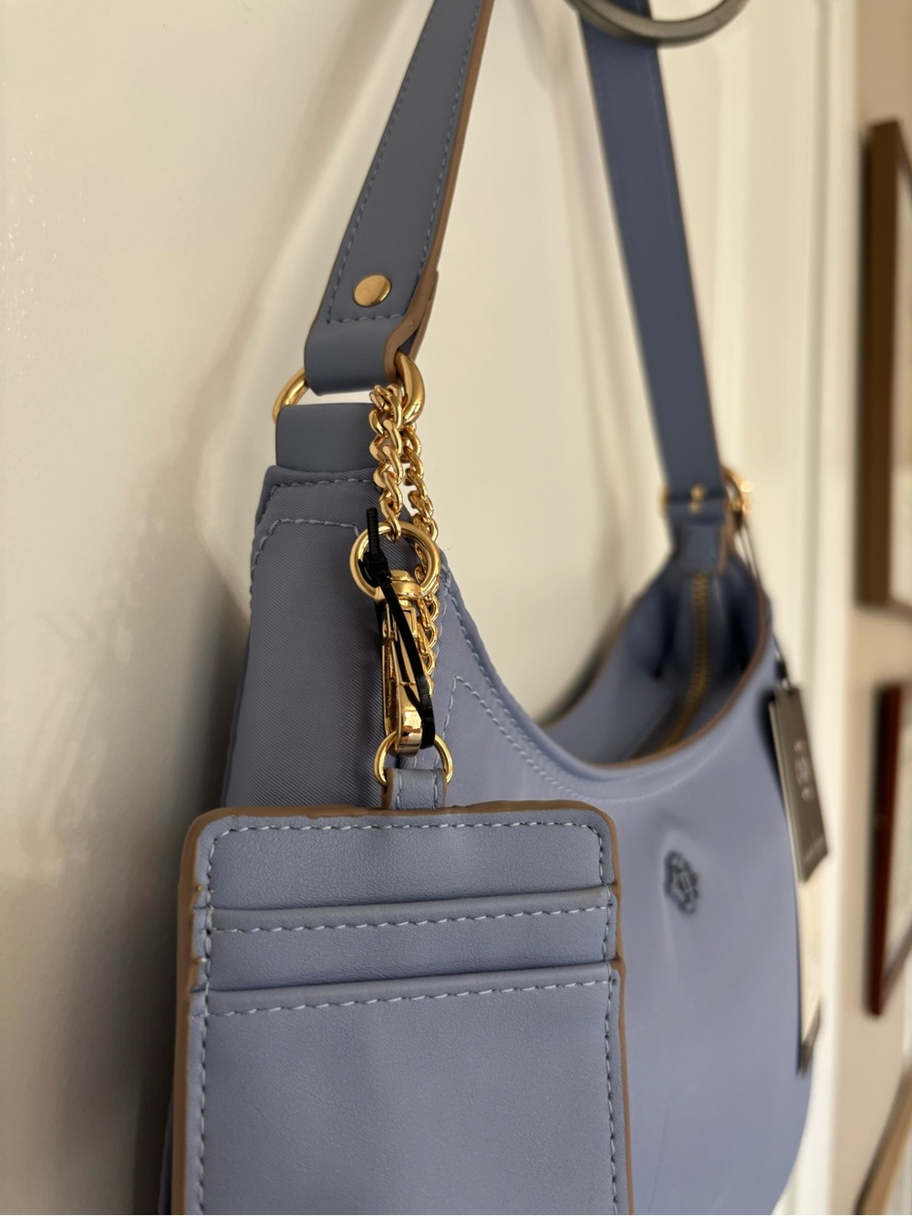 Nanette Lepore Pale violet blue Shoulder Bag with Card Holder - Picture 6 of 16